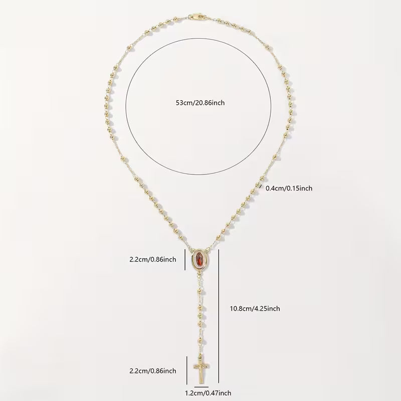 Golden  Rosary - Car, neck