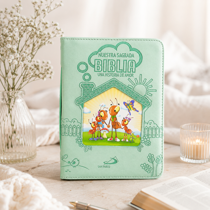 OUR HOLY BIBLE A LOVE STORY - NUESTRA SAGRADA BIBLIA UNA HISTORIA DE AMOR