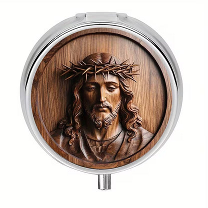Face of Jesus Pills Medicine or Jewelry Case