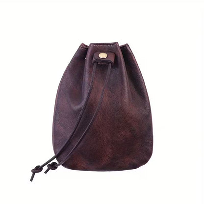 1pc Big Genuine Leather Pouch