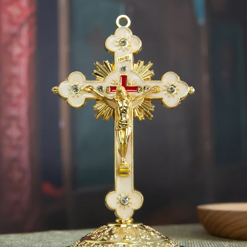 Catholic Religious Zinc Alloy Jesus Crucifix