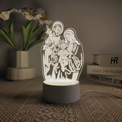 1pc Holy Family Night Light Lamp