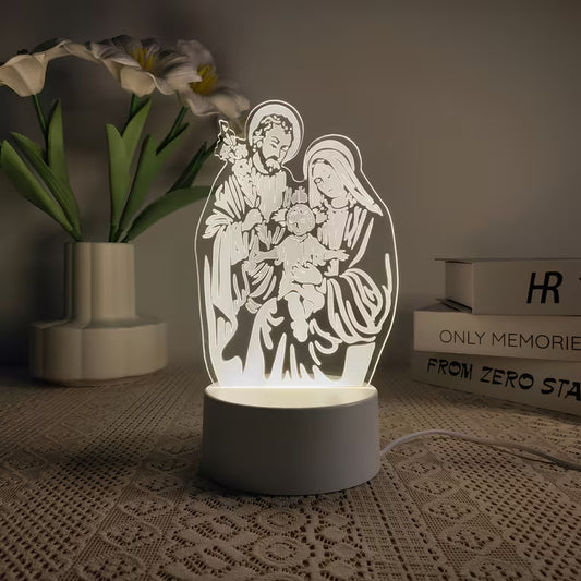 1pc Holy Family Night Light Lamp
