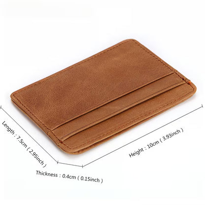 Men'S Genuine Top Layer Cowhide Leather Wallet